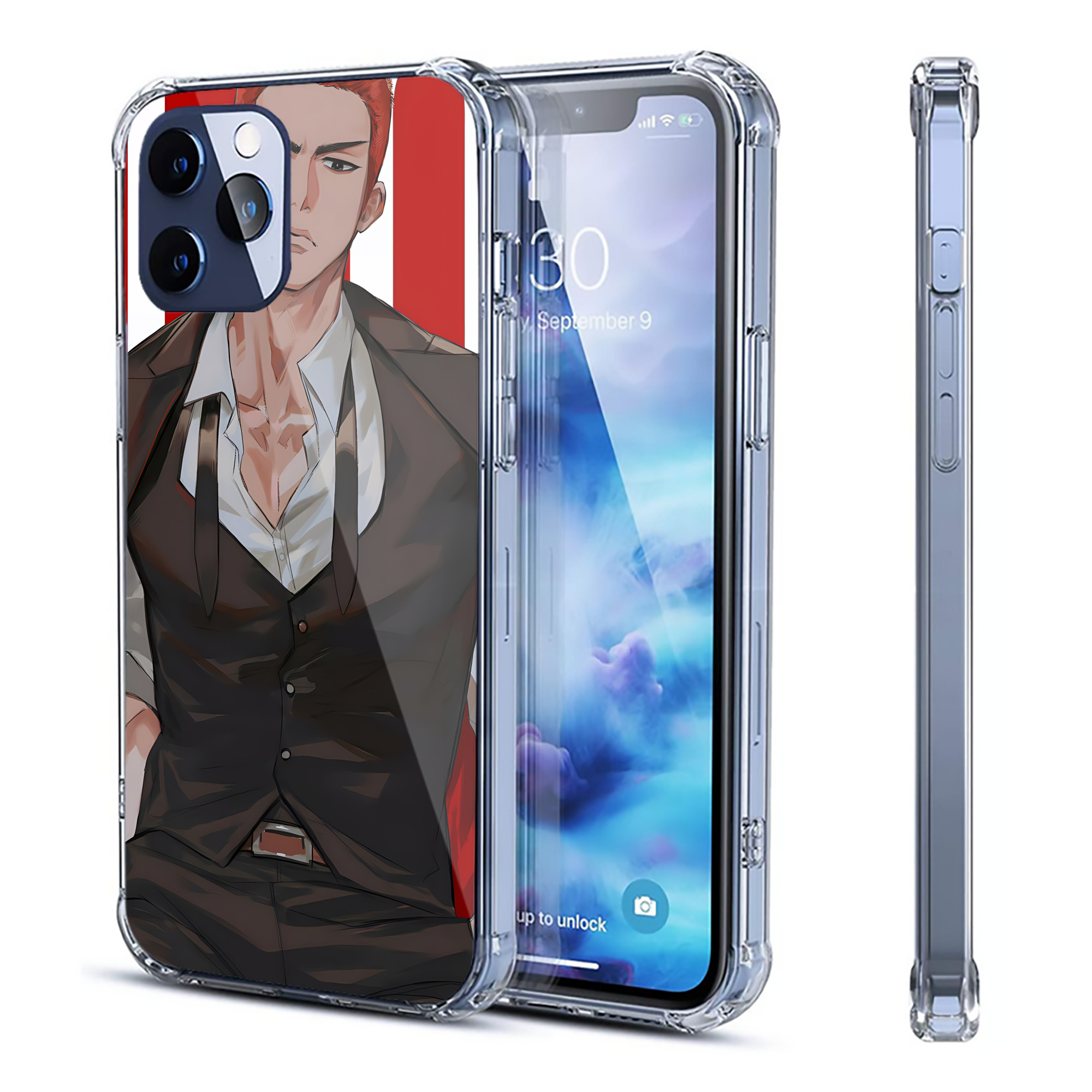 （画像用） SLAM DUNK／スラムダンク 【iPhone 12シリーズ対応】透明スマホケース（クリアソフトケース）